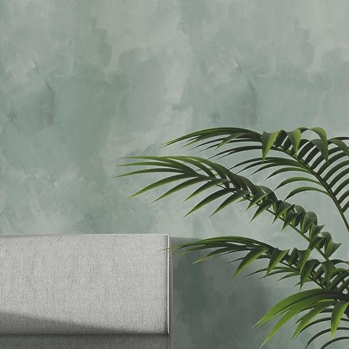 Papier peint en stuc vert pour masquer les défauts des murs facilement - 4