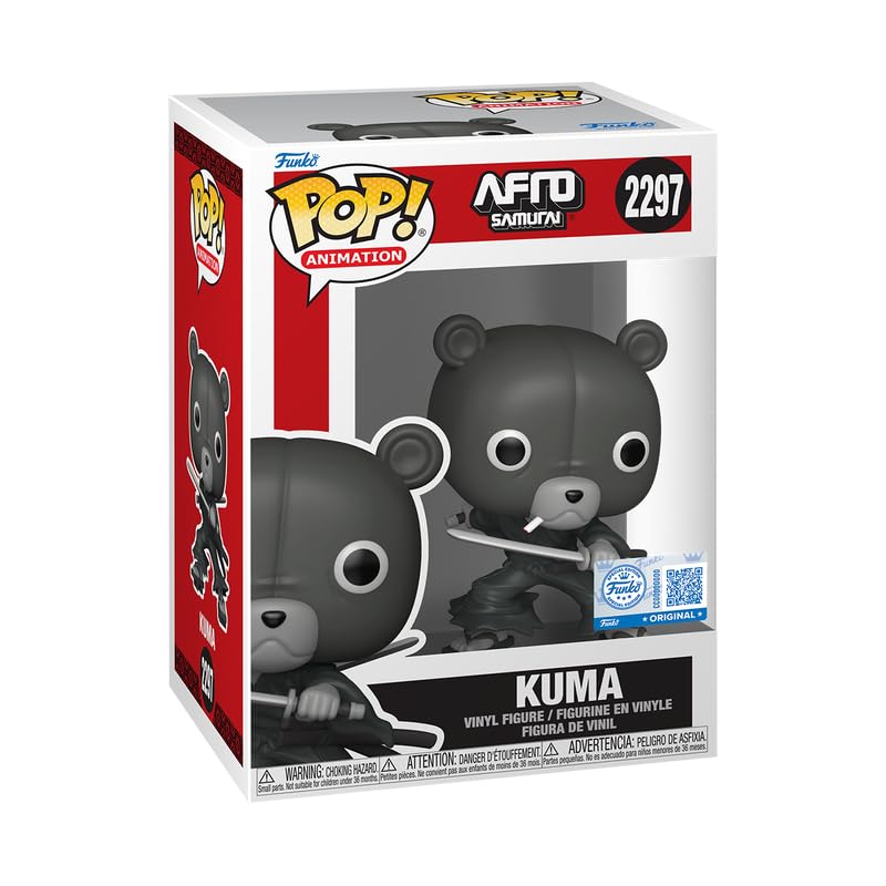 motto_kuma / Black モットクマ Amazon.com: Funko Pop! Animation Afro Samurai Kuma Vinyl Figure