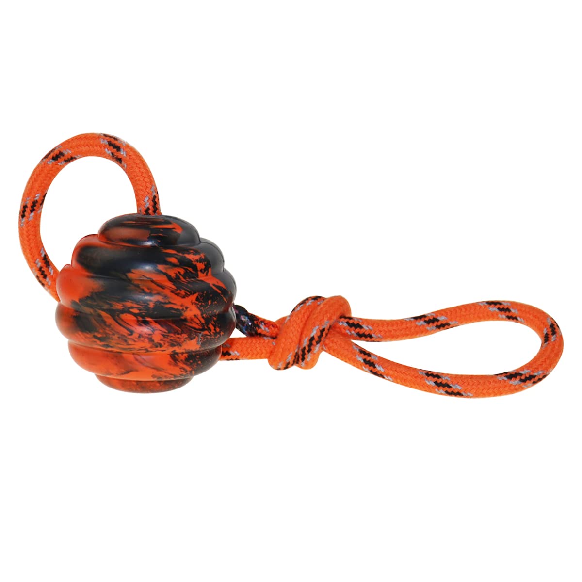 Vitalili Dog Training Ball on Rope - Exercise & Reward Toy for Dogs - Chew, Pull, Throw & Fetch - Belgian Malinois Gifts