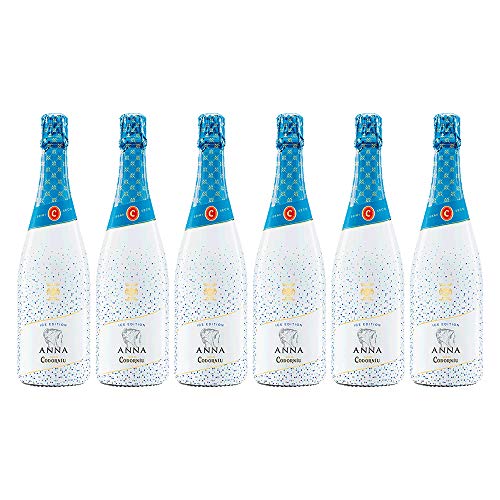 Codorníu | Cava Anna de Codorníu Ice Edition Cava Semiseco | Caja de 6 botellas de 75 cl