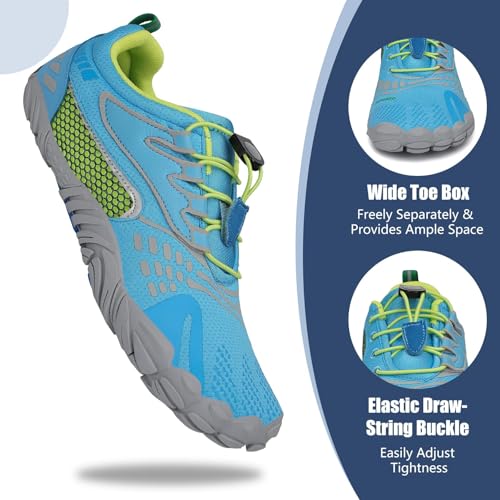 Image of SAGUARO Womens Mens Barefoot Shoes Minimalist Trail Runner Wide Toe Box Zero Drop Outdoor Cross Training Shoe