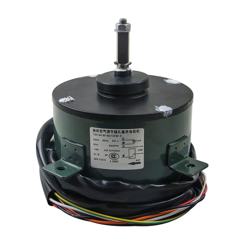 YDK90-6 Air Conditioning Air Can Heat Pump Hot Water Closed Cooling Motor YDK140-90-6 - A Clockwise Rotation - (Speed: Wind Leaf)