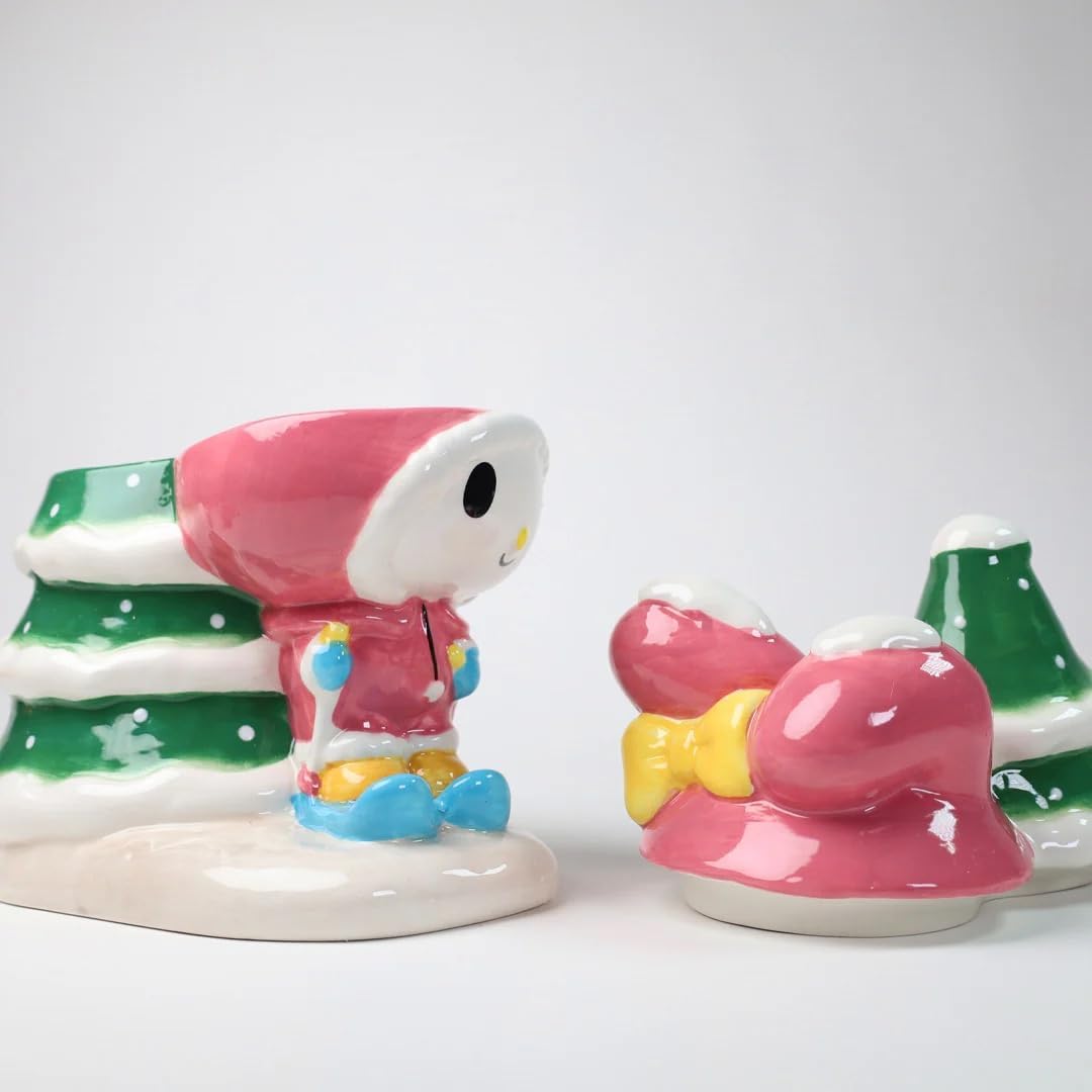 My Melody Holiday Downhill Fun Cookie Jar, 9.5"L x 6.25"W x 9.325"H created by Blue Sky Clayworks