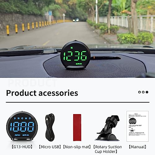 Acecar G13 Digital Gps Speedometer New Hud Car Head Up Display Lcd Display thumb #5