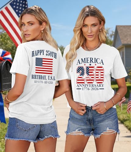 Image of Ithalt Women 4th of July Shirt Fourth of July Shirts USA Sequin Tshirt American Patriotic T-Shirt Stripes Tee Tops