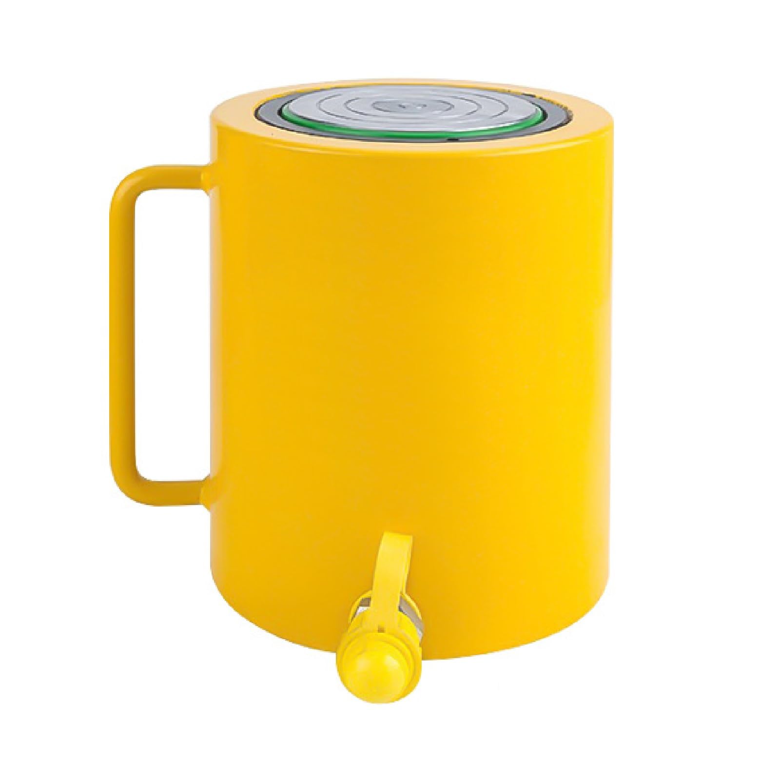 Cilindro idraulico di sollevamento, Ram 150 mm, cilindro di potenza idraulica extra lungo, adatto per cantieristica navale, ponti (100T/220000 libbre - 6 tempi)