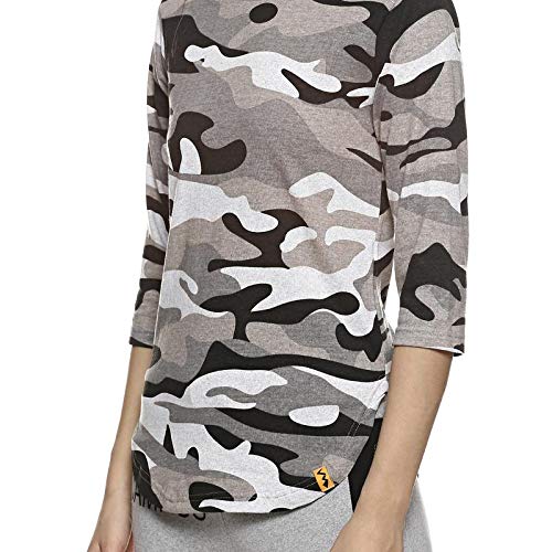 Image of PINACOLADA Striped Women Round Neck Purple T-Shirt