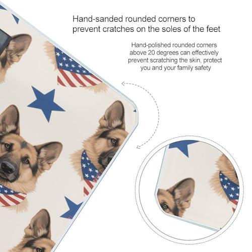 Báscula Digital de Baño Patriótica German Shepherd miniatura 4