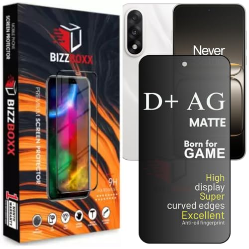 Image of Compatible With OnePlus Nord 5 D+ AG Matte Tempered Glass Screen Guard Protector Anti Fingerprint Gaming Special With Camera Cut (One Plus Nord 5-6.74 Inch) - Pack of 1