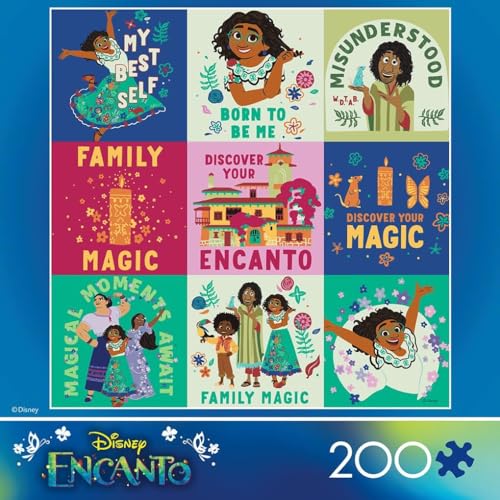 Ceaco - Disney - Encanto Flat Flower Collage - 200 Piece Jigsaw Puzzle - image 2