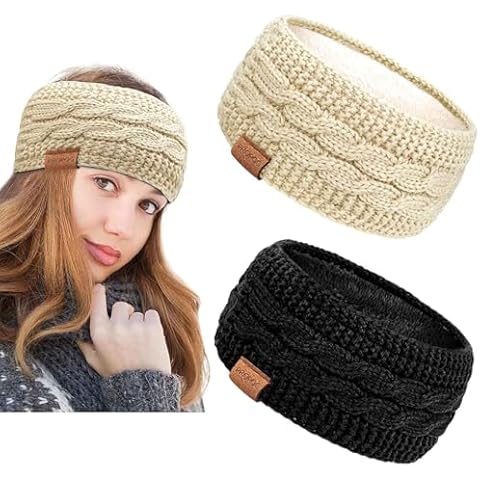 PROPOG Winter Knitted Headbands for Women Cover