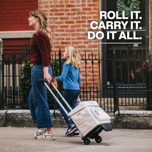 RTIC Everyday Wheeled Cooler, Soft Sided Insulated Portable Rolling Collapsible Cooler Bag with Wheels and Handle for Outdoor, Beach, Camping,... - Image 6