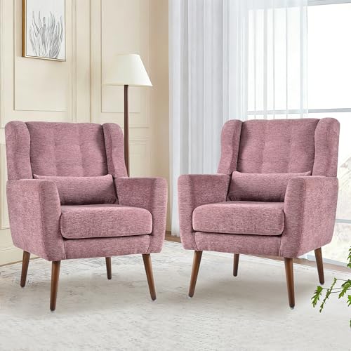 Sillón Plegable Chenille Púrpura miniatura 1