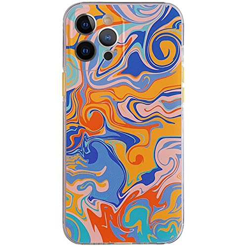 Couverture de coquille de chaîne iPhone 11 style graffiti multicolore Pop