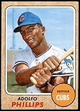 1968 Topps #202 Adolfo Phillips Chicago Cubs (Baseball Card) VG Cubs