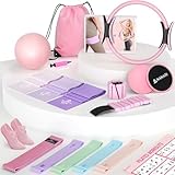 Pilates Kit 19PCS, Pilates Essentials Kit for Women, Pilates Equipment with 14.5