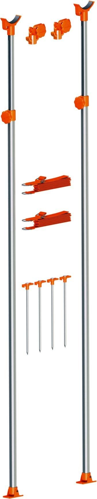 Carefree Of Colorado HD Awning Stabiliz'r Pole Kit - Awning Pole & Tie Down Kit - RV Awning Support & Accessories (108" Extended Length)