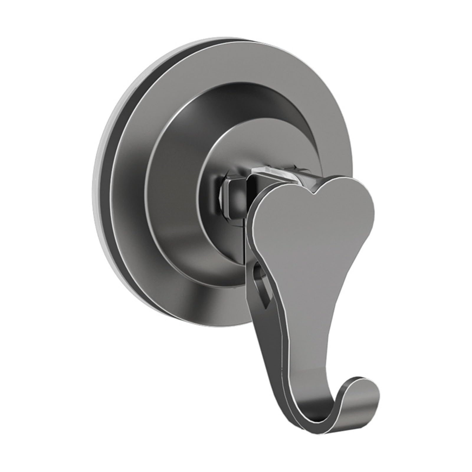 Ywluuoo Grey Multifunction Suction Cup Hook Abs Wall Hook Kitchen Bathroom Organizers Quick Installatio For Towels & Clothes In Bathrooms Towel Holder