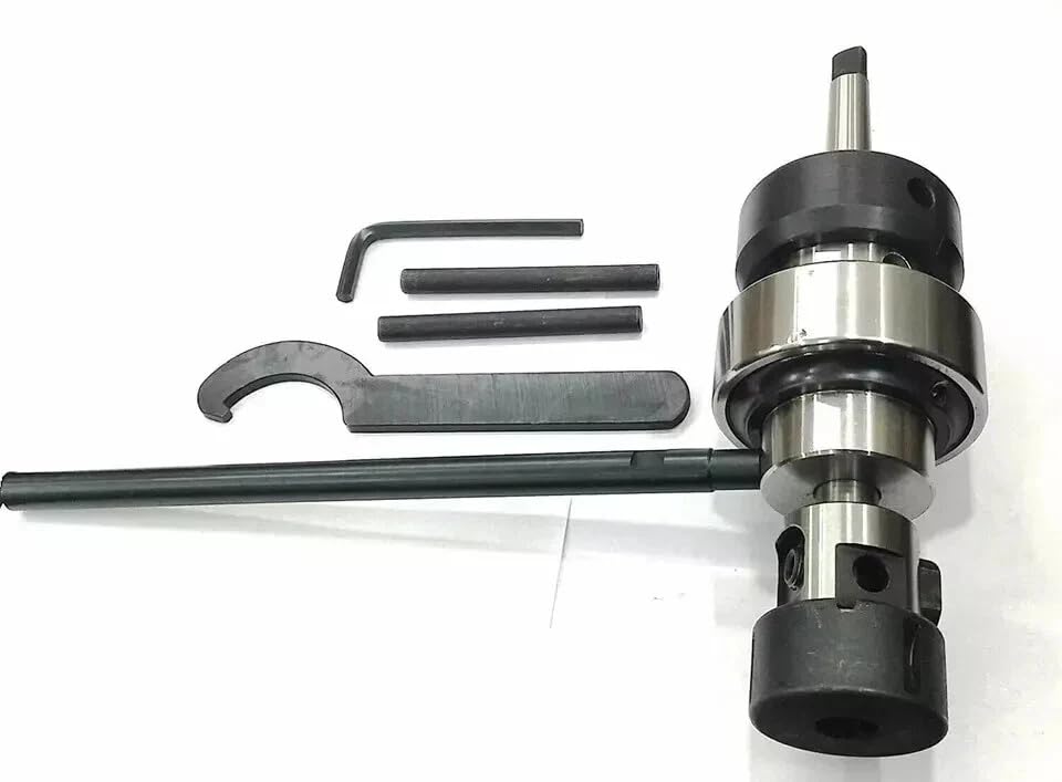 TUF - Reversible Tapping Attachment M8-M18 with MT2 Morse Taper Shank | Precision Auto-Reversing Tapping Head | Adjustable Torque Clutch | Industrial Threading Tool