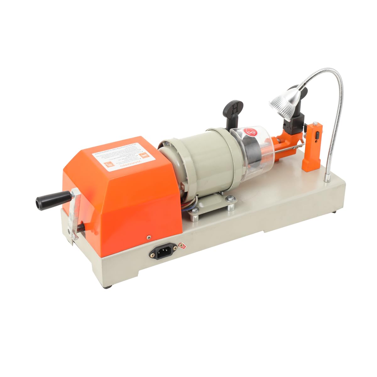 Horizontale Schlüsselmaschine mit LED-Licht 220V Schlüsselkopierer Key Cutting Machine Multifunktional Elektrisch Manuell Doppelte Horizontale Schlüssel Kopiermaschine 220V 120W