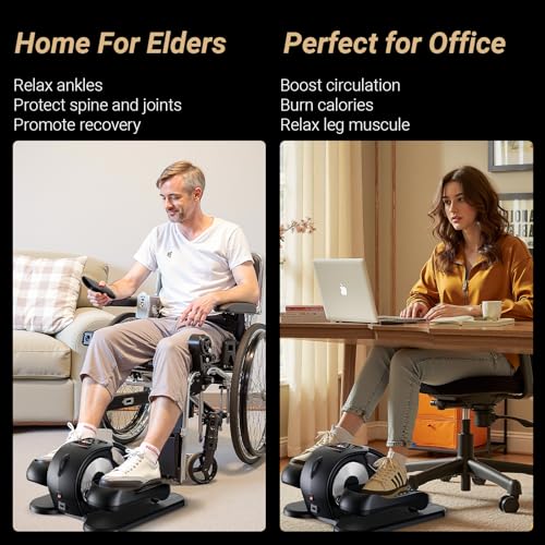 image for UTRYUP Under Desk Elliptical Machine, Electric Elliptical Machine Whil