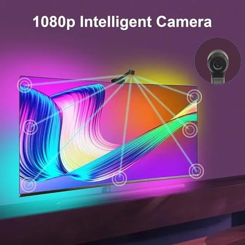 Image of RadiantFlux 16.4FT LED Strip Lights for TV,Smart LED Backlight with Camera,Color Changing Gaming Lights with Remote Control,Sync to 65-75 Inch TV Without Delay,for Room Gaming Decoration