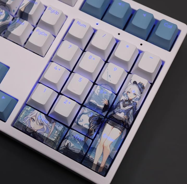 Amazon.co.jp: 原神 フリーナ キーキャップ PBT 108キー 交換用 キー