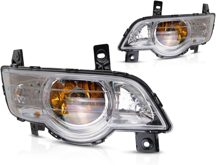 CarLights360: For 2009 2010 2011 2012 Chevy Traverse Turn Signal/Parking Light Assembly Driver and Passenger Side Pair DOT Certified w/Bulbs Replaces GM2520194 GM2521194