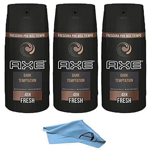 AXE Dark Temptation Body Spray Deodorant for Men 150ML (3 PACK)