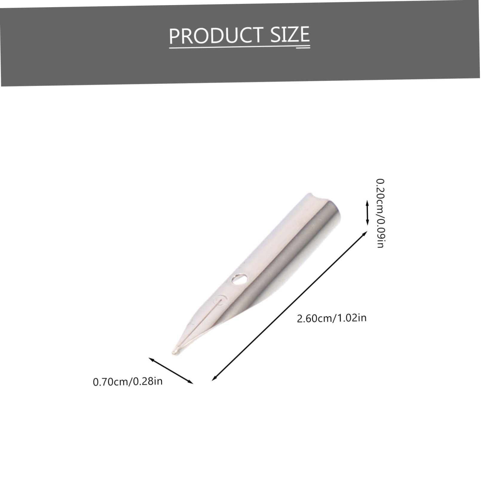 Uonlytech 20Pcs Calligraphy Pen Nibs Replacement Set Fountain Pen Nibs for Writing Easy to Install for Students Artists Home and Office Use