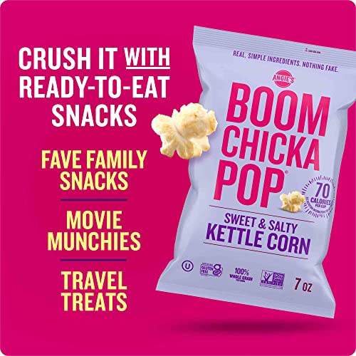 Image of Angie's BOOMCHICKAPOP Sweet & Salty Kettle Corn, 7 oz. Bag