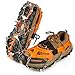 IPSXP Steigeisen, Schuhkrallen mit 19 Edelstahl Zähne Spikes Universal Anti-Rutsch Grödel für Winter High Altitude Wandern Bergsteigen auf EIS Schnee Gletscher - M