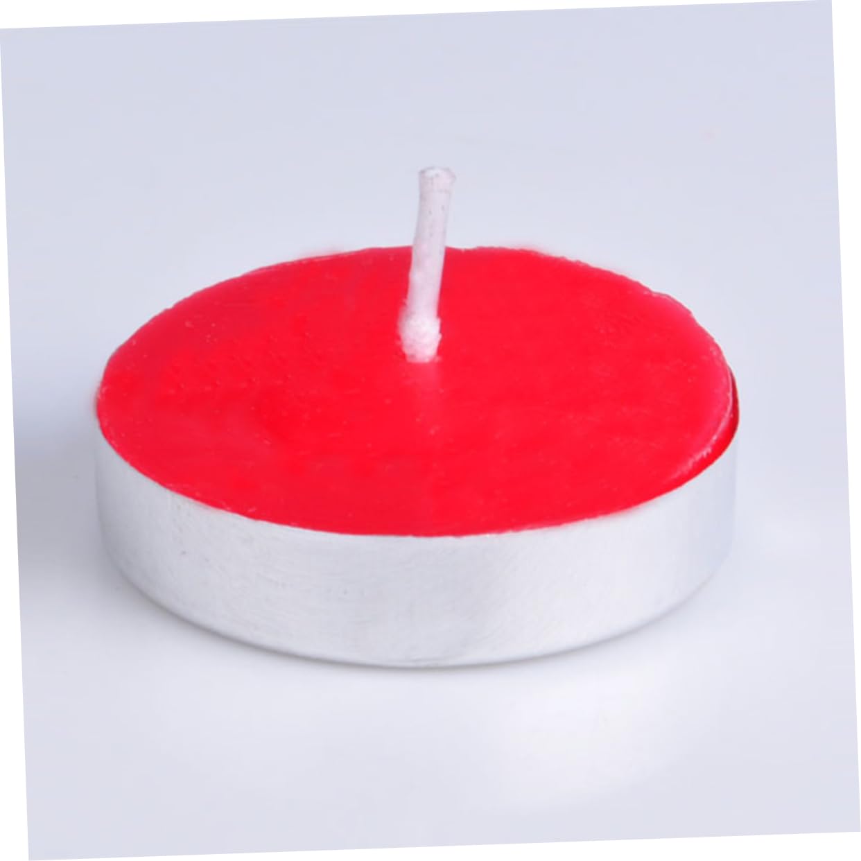 ABOOFAN Led Tea Light Candles 10pcs Plastic Candles Non-Glare No Flicker Energy-efficient for Parties Wedding Decor 1-1.5h