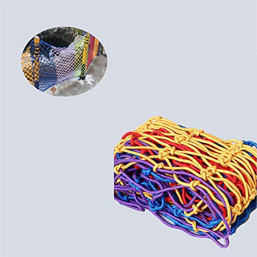 HJBhjb Protective Netting Color Nylon Net,Decoration Garden Net Balcony Safety Nets Stairs Net Protection Net Portable Fence (Size : 4x6m(12x20ft))