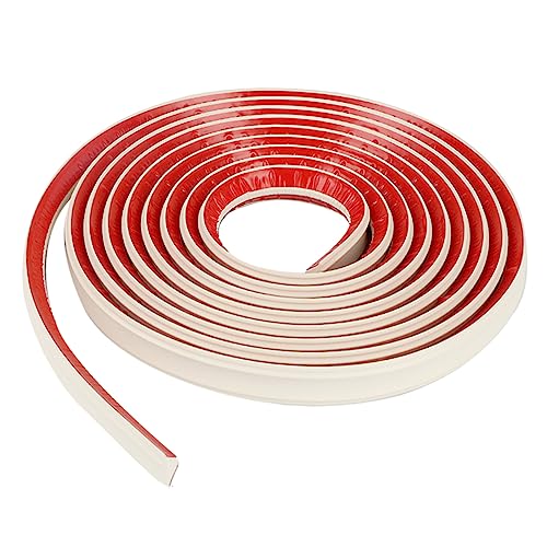 IWOWHERO 1 rolo de canto moldagem de coroa moldagem flexível autoadesivo moldagem guarnição para par