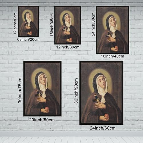 Impression sur toile portrait Veronica Giuliani pour salon moderne - 2