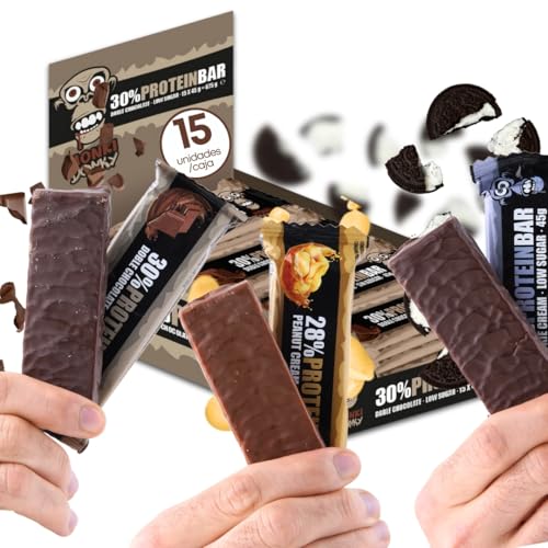 15 Barritas Proteicas Sin Azúcar 28g Cada Una 169 Kcal Alto En Proteínas Protein Bar Surtido De Sabores Snack Saludable Para Deportistas Merienda Nutritiva Energía Natural Bajo En Carbohidratos