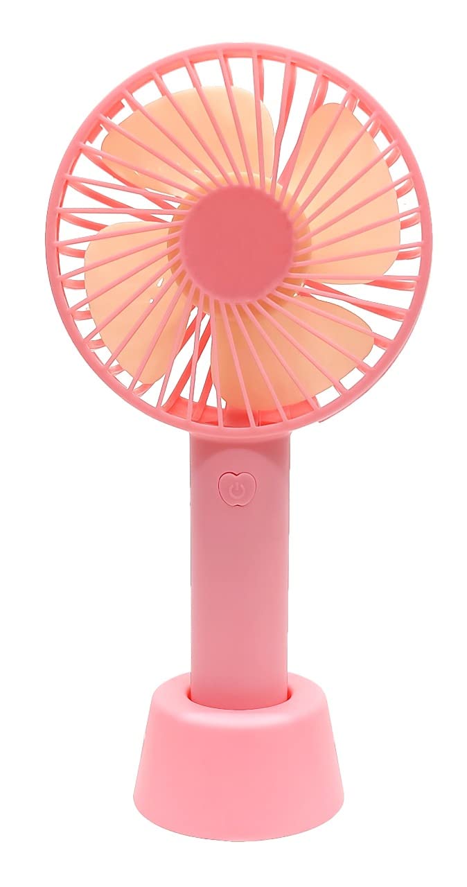 Mini Portable USB Hand Fan Built-in Rechargeable Battery Operated Summer Cooling Table Fan with Standing Holder Handy Base For Home Office Indoor Outdoor Travel (Assorted Color) (B09Z99BLPC) Amazon Price History, Amazon Price Tracker