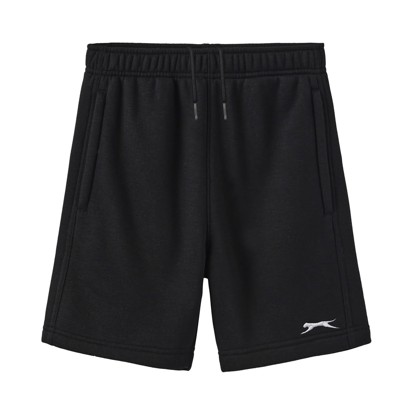 Slazenger Black Kids Fleece Shorts Junior 9-10 Years