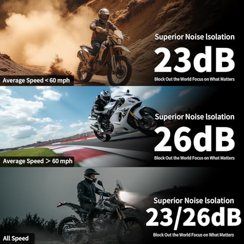 Image of Motorcycle Ear Plugs Wind Noise,45db Moto Earplugs Riding,Motorcycle Hearing Protection,Reusable Wind Noise Cancelling Earplug for Motorbike,Touring,Racing,Riding,Sleep,Concerts (Black and Red)