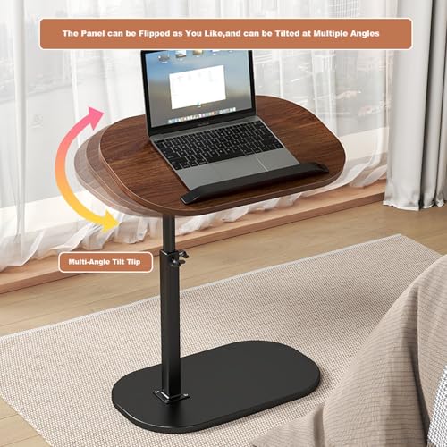 Mesita de noche para cama y sofá con tablero abatible multiángulo ideal para leer 6
