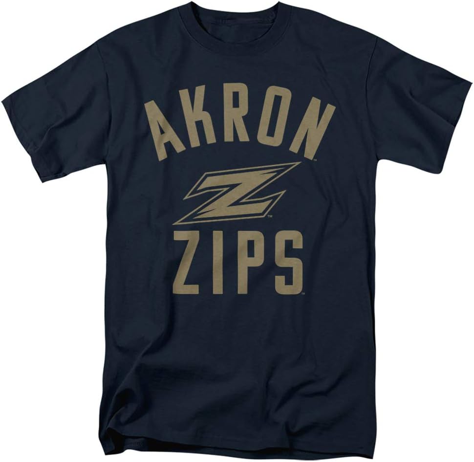 University of AkronThe Official One Color Zips Logo Unisex Adult T Shirt