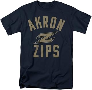 University of Akron The Official One Color Zips Logo Unisex Adult T Shirt