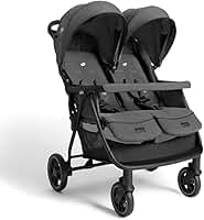 Carrinho de Bebê Para Gêmeos Estrella Chumbo Ebony - Joie