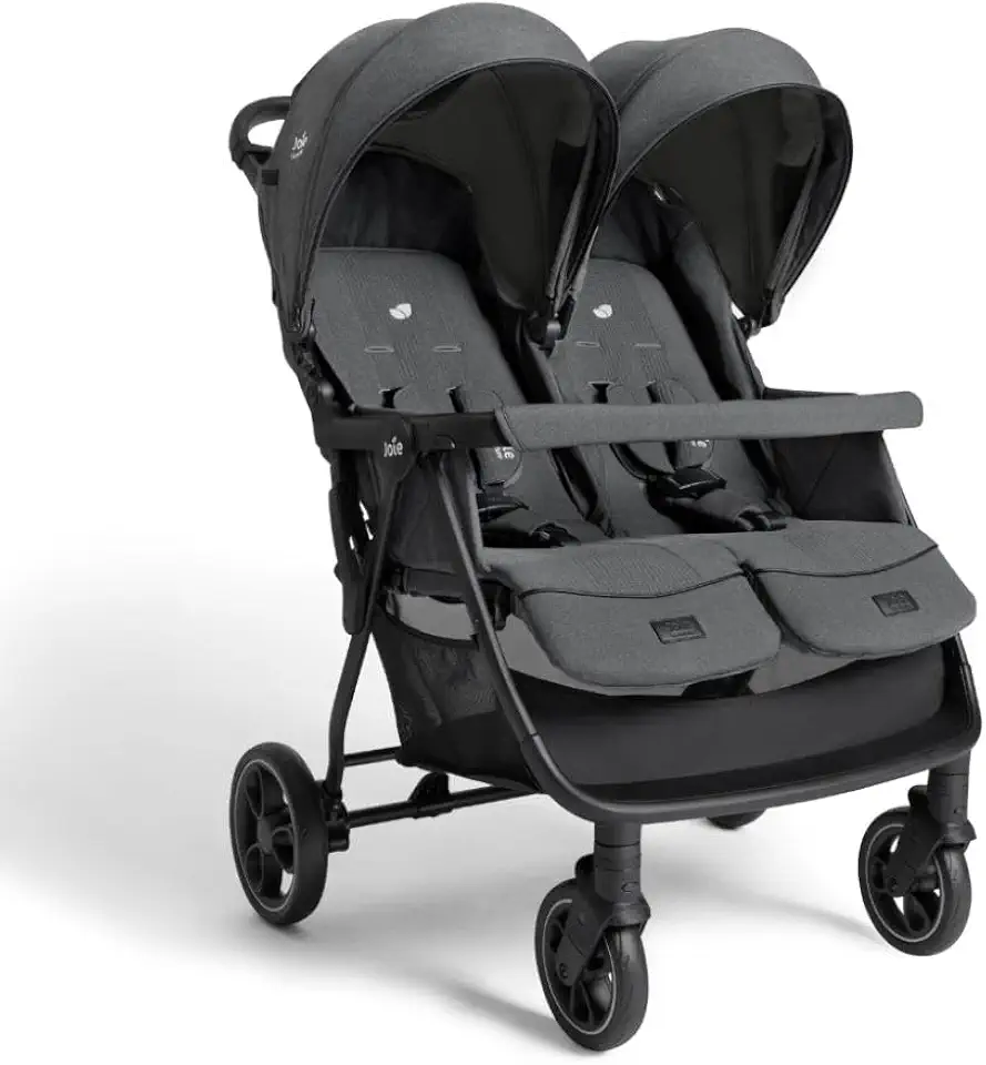 Carrinho de Bebê Para Gêmeos Estrella Chumbo Ebony - Joie