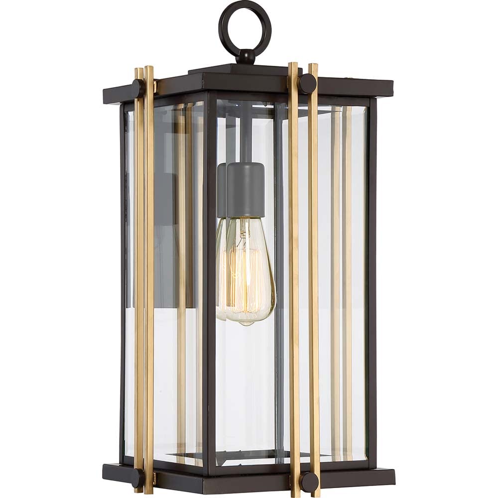 Applique murale extérieur bronze IP44 pour éclairage sécurisé terrasse - 2