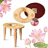 Sama Handcraft Seat for Yoni in a Luxury Package with Engraved Pictures of Goddess Yoga and Muladhar