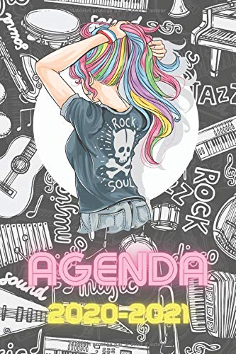 Télécharger Agenda 2020-2021: Agenda Scolaire 2020-2021 fille Thème licorne/Musique | Primaire - Collège - Lyc Livre PDF Gratuit
