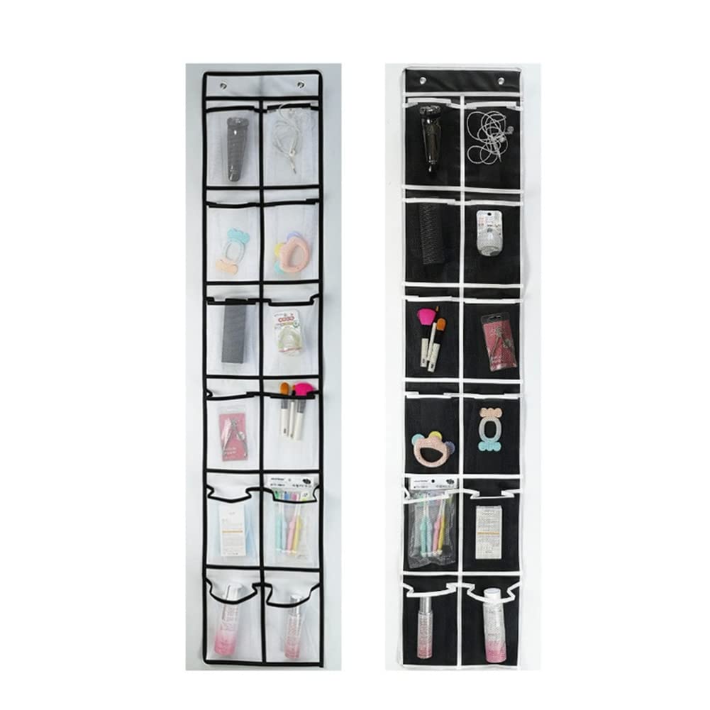 Tavrolet 12 Mesh Pocket Hanging Shoe Organiser Rack Behind Doors Shoes Rack Storage Household Wall Bag Room Shoes Storage-B - Image 4