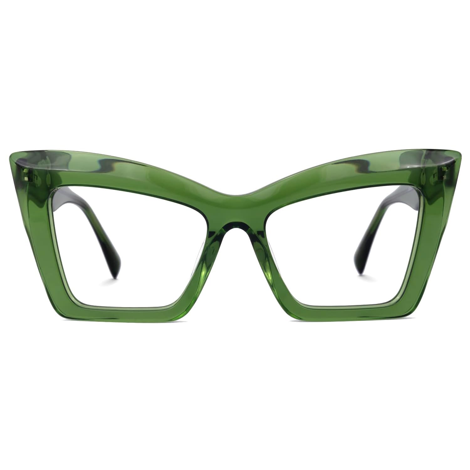 Zeelool Fashion Cat Eye Glasses Frame for Women with Non-prescription Clear Lens Boland ZJGA939170